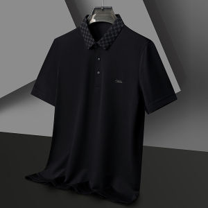 Summer thin style Mens polo shirt Breathable and sweat-absorbent Ice silk fabric Business shirt Cas