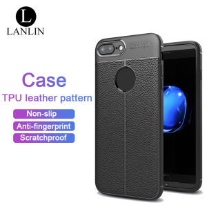 LANLINเคสโทรศัพท์สำหรับiPhone 7 Plus iPhone 8 Plus Soft TPU-All-Inclusiveป้องกันDermatoglyphโทรศัพท์ซิลิโคนฝาหลัง