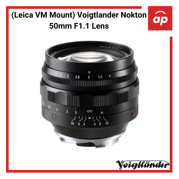 Leica VM Mount) Voigtlander Nokton 50mm F1.1 Lens | Lazada Singapore