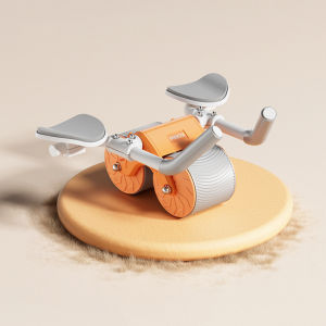 ลูกกลิ้งบริหารหน้าท้อง ล้อกลิ้งฟิตเนส ล้อกลิ้งออกกำลังกาย เครื่องบริหารกล้ามหน้าท้อง อุปกรณ์ฟิตเนส มีที่วางโทรศัพท์ มี 3 สีให้เลือก