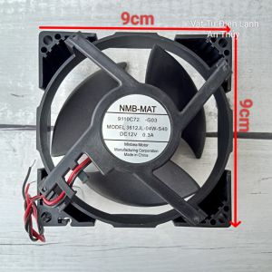 Quạt tủ lạnh PANA 2 dây 12V kích thước 9cm x 9cm NMB