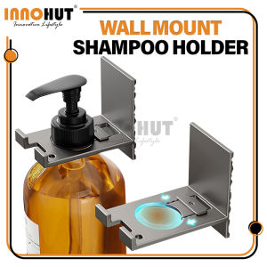 Innohut Pemegang Syampu Dinding Rak Syampu Dinding Wall Mount Shampoo Holder Shampoo Rack Shampoo Organizer