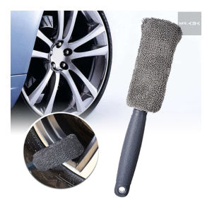 Car Wash For Sport Rims Brush Car Wash Accessories Rim and Wheel Brush Car Wheel Microfiber Brush