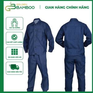 Bộ Quần Áo Jean Golden Bamboo Wash Mềm Loại 2 Nhận in ấn thiết kế logo nhãn hiệu theo yêu cầu khách hàng