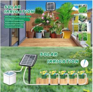 Solar Irrigation Solar Auto Watering System Solar Powered Automatic Drip Irrigation Kit Self Watering Device