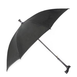 crutches Umbrella Walking Stick with anti slip Rubber Hiking Stick anti-uv Rain Sun Umbrella