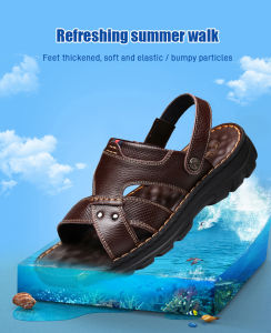 Geegobuy Mens Fashion Beach Sandals