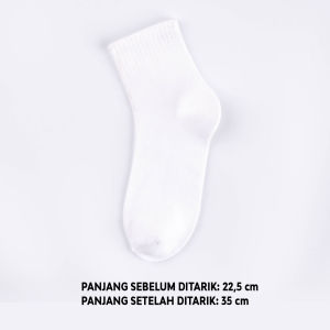 Kaos kaki pendek polos wanita cewek anak remaja dewasa pendek atas mata kaki estetik lucu unik keren elastis warna hitam putih