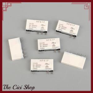 [The Cici Shop] HF41F-24-ZS HF41F-12-ZS HF41F-5-ZS HF41F-5-HS HF41F-12-HS HF41F-24-HS Industrial Relay Subminiature Power Relay 41F HF41F