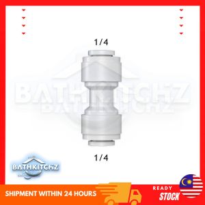BATHKITCHZ 1/4 Water Filter Fitting Water Fitting RO Water Fitting RO Fitting Hand Valve Union Connector Quick Connect