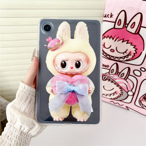 Ốp labubu hoạt hình trẻ em dễ thương cho Samsung Galaxy Tab A7 A8 A9 A9 + S6 Lite S9 s9fe s10fe 5g SM-T225 x110 P610 X210 X710 X510 X520 10.9 10.4 10.5 11.0 inch Nhựa TPU mềm máy tính bảng trong suốt chống sốc thạch
