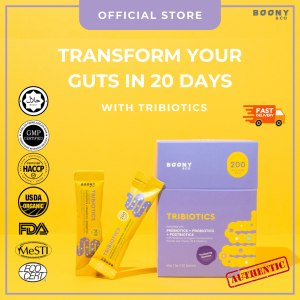 BoonY & Co Tribiotics: Prebiotic + Probiotic + Postbiotic [20s]