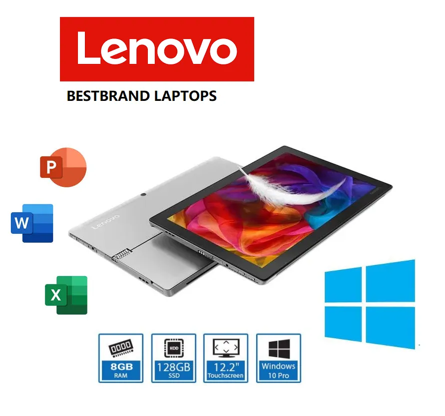 LAPTOP Lenovo Tablet MIIX 520 I5 GEN 8 8GB RAM 256GB SSD NVME