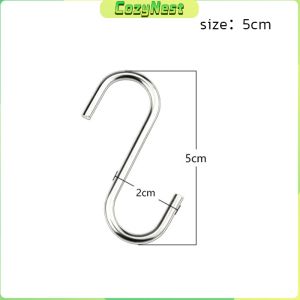 C.N. Stainless Steel Hooks Metal S-Shaped Multi-Purpose Hooks for Work Shop Home Kitchen Bathroom