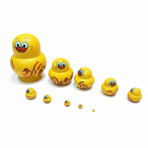 Búp bê Nga Matryoshka gỗ lồng nhau nhiều lớp họa tiết bắt mắt mới nhất 2025