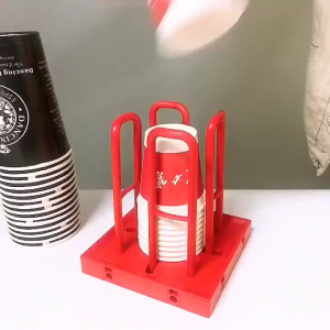 Mutifunctional giá trữ cốc giấy giá để cốc tiết kiệm không gian ống rút ly cho phòng tắm và cà phê trạm