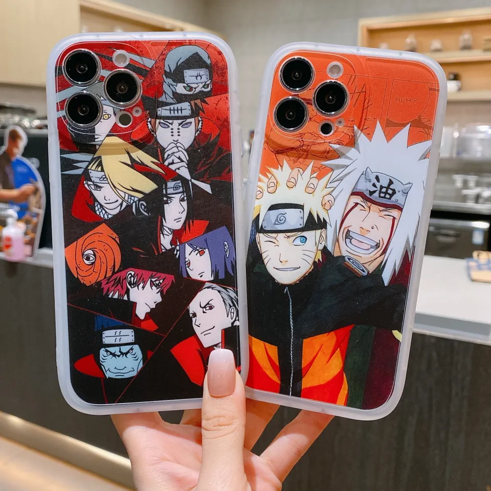 Anime Naruto Phone Case Iphone 14 13 12 11 Pro Max Plus X XR iphone 7 plus  8 plus XS Max Soft Silicone Cover Uchiha Sasuke Kakashi Jiraiya Phonecase  Funda | Lazada PH