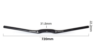Ghi đông nhôm xe đạp FMF XTR 9 độ Tay lái xe đạp nhôm dài 72cm