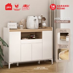 PIRA METROPOLIS OX - HIRO SB121 Bufet / Lemari Dapur / Kabinet Dapur / Meja TV / Sideboard / Rak Serbaguna
