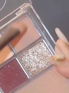 Lameila 10 Colors Eyeshadow Palette Pearl Matte Glitter Long Lasting Waterproof Pigment Shimmer