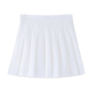 Korean Fashion High Waist Skirt Pleated Skirt A-Line Tennis School Skirt Safety Trousers