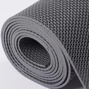 Non-slip mat rubber bathroom floor mat kitchen floor mat S-shaped mesh shower mat makapal DIY CUT