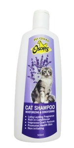 OSCARS 500 ML Pet CAT SHAMPOO WITH GOAT MILK / SYAMPOO MANDIAN KUCING DGN SUSU GAMBING / SYAMPU KUCING