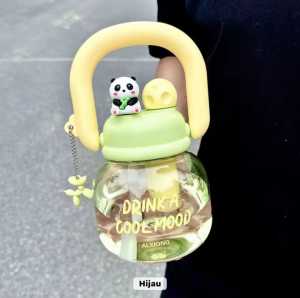 BOTOL MINUM ANAK 2 SISI MOTIF PANDA + INFUSED WATER KAPASITAS 800ML ANTI TUMPAH