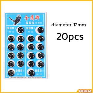 Nurm Metal Snap Fasteners Press Button Black / Silver