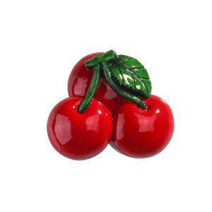 COUPLECOL Dễ thương Miếng Dán Tủ lạnh trái cây 3D 3D Từ tính Miếng dán từ tính hình trái cây mô phỏng Creatrive Thiết kế trái cây Đồ chơi thực phẩm bằng nhựa Đạo cụ