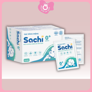 Gạc răng miệng Sachi - rơ lưỡi Hộp 30 gói