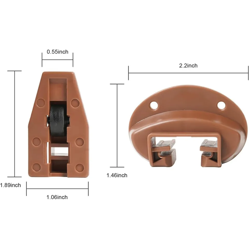Kenlin Drawer Repair Parts - 7 Sets Of Plastic Guides, Stops