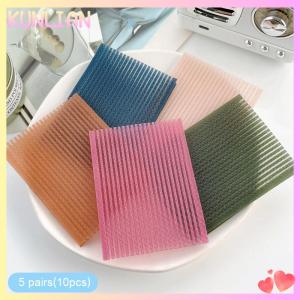 [KUNLIAN] สติกเกอร์ติดผมสำหรับช่างตัดผม10ชิ้น แพ็คที่หนีบผมไม่มีร่องรอยอุปกรณ์ตกแต่งผมแบบพกพา