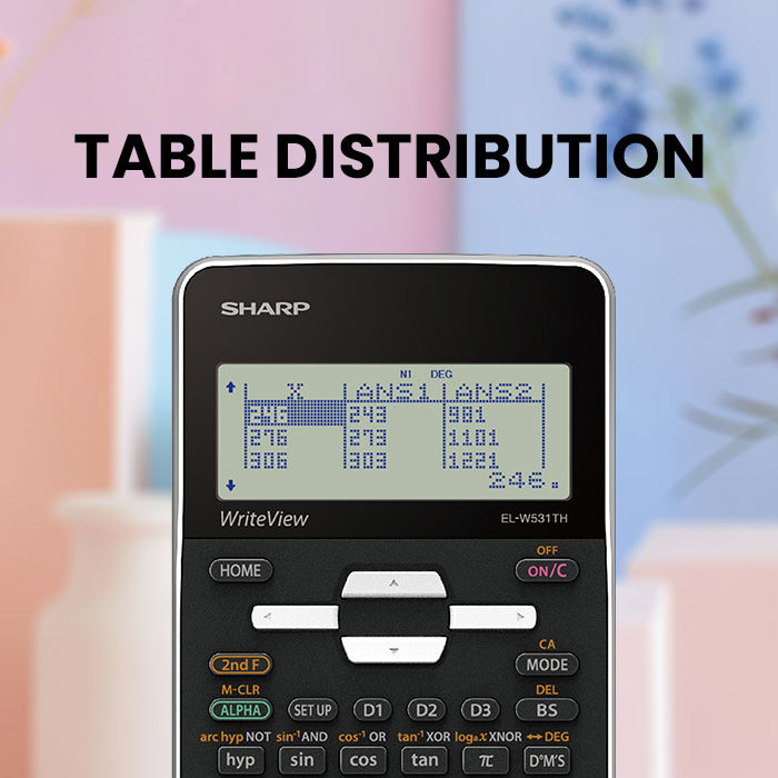 Sharp Scientific Calculator EL-W531TH for Students - Compact, Battery ...