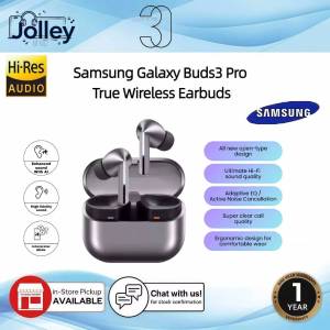 【AI Adaptive ANC】Samsung Galaxy Buds3 Pro | 24-bit Hi-Fi Sound & 360 Audio | IP57防水 | 30H Battery | Real-Time Translat