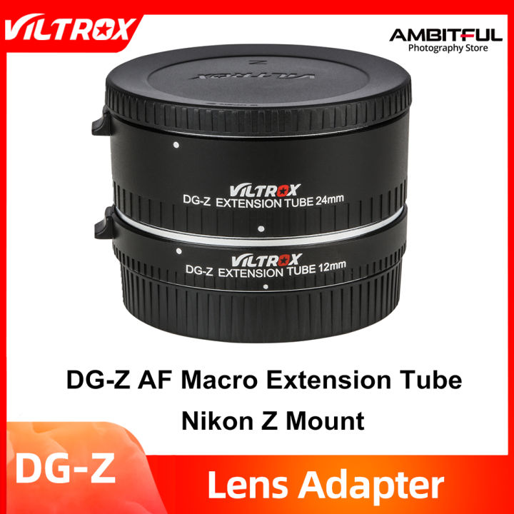 Viltrox DG-Z Auto Focus AF Macro Extension Tube Lens Adapter Aperture  Adjust for Nikon Z mount Camera Lens Z6II Z7 Z50 Z7II Z5
