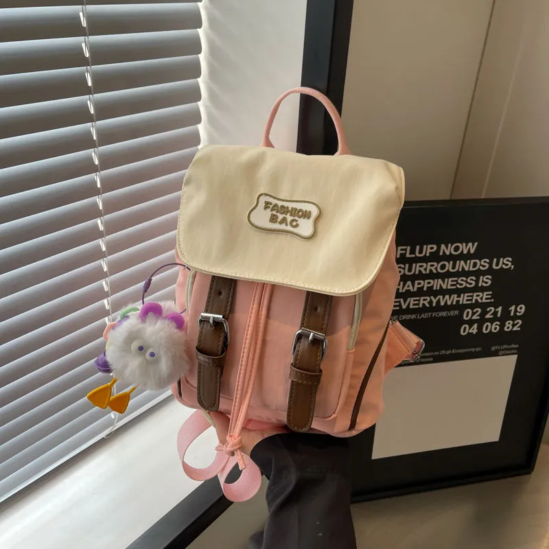 Backpack For Women Fashion Design Niche Casual Korean Style Student Girl  Schoolbag High-end Trendy Travel Backpack