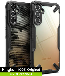Ringke Fusion-X Compatible with Samsung Galaxy A34 5G Case Transparent Hard Back Heavy Duty Rugged Shockproof TPU Bumper Cover