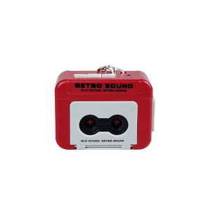 Tape Recorder Keychain Mini Player Commemorate Keyring for Girlfriend/Boyfriend