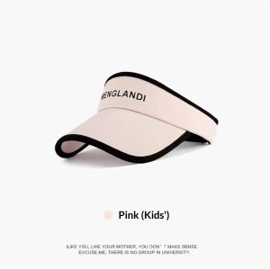 JJT Summer Kids Sun Protection Visor Cap with Adjustable Design UV Shielding Breathable Polyester Perfect for Outdoor Activities