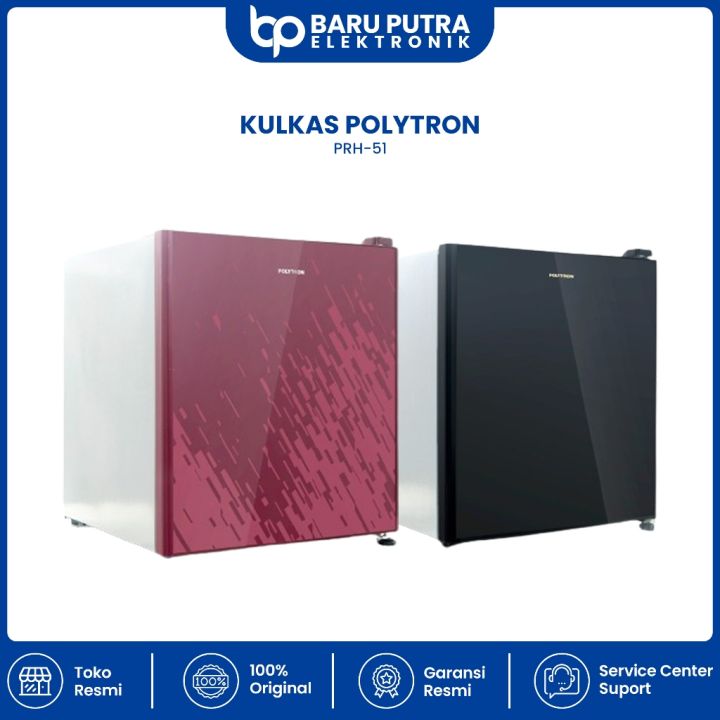 Kulkas Mini POLYTRON Refrigerator 50L PRH 51/X Kapasitas 50L