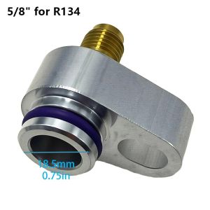 OWMXZL 1Pcs Metal Leak Detection Plug R134/R12 3/8" 1/2" 5/8" 3/4" Condenser Plug Air Conditioning Leakage Plug for Air-conditioning Compressor Pump