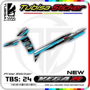 Sticker Striping Variasi New Vega R - Stiker Striping Motor New Vega R. TBS.24