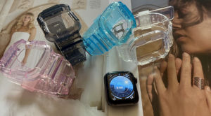 Stock in SG Summer Look 2 in 1 Strap+ Casing for Apple Watch/iWatch Series Ultra/10/9/8/7/6/5/Se/4/3/2/1.45&41mm44&40mm42&38mm. Watch not included.