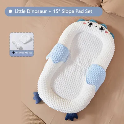 Sunveno Portable Baby Nest Infant Lounger Bed Foldable Newborn Crib Toddler Bed Baby Nursery Carrycot Co-Sleeping 0-12 Months