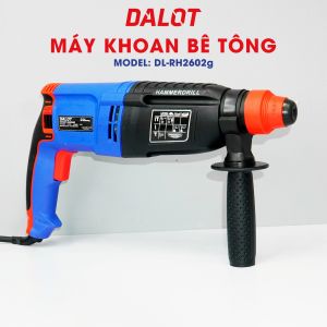 Máy Khoan Đục Bê Tông 3 Chức Năng DaLot Lõi Đồng 100% DL-RH2602G Công Suất 1010w.