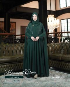 ANNISA Dress set outer Gamis Abaya turki saudi terbaru 2025 warna coklat burgundy hitam emerlad elegan baju gamis kondangan gaun pesta Ceurty Babydoll abaya payet mutiara sultan model mewah lebaran viral remaja dewasa