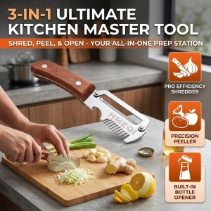 Stainless Steel Onion Cutter Multi-Functional Vegetable Slicer Durable Kitchen Tool多功能不锈钢切葱器