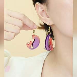 Creative Pendant Molds Earrings Silicone Mold Cats Shape Daily Wear Jewelry Molds Silicone Texture for Jewelry Making