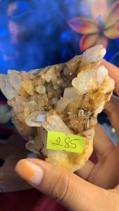 Đá thạch anh flowers ổ vàng Citrine tự nhiên thiên nhiên lấp lánh tinh thể phong thủy vũ trụ năng lượng cao mã số 285